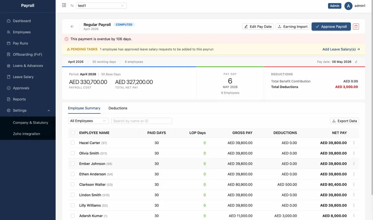 Payroll Management screenshot 5