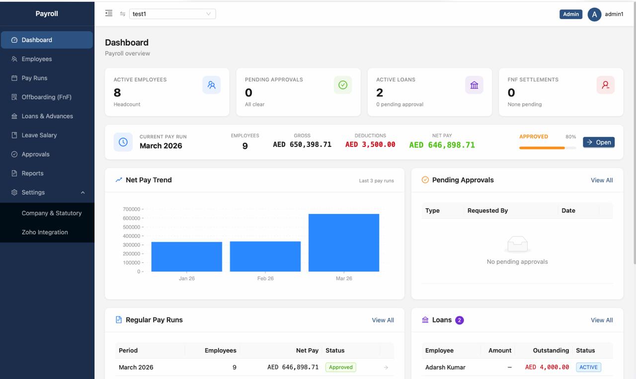 Payroll Management preview