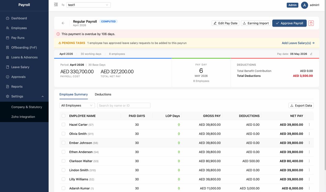 Payroll Management screenshot 5
