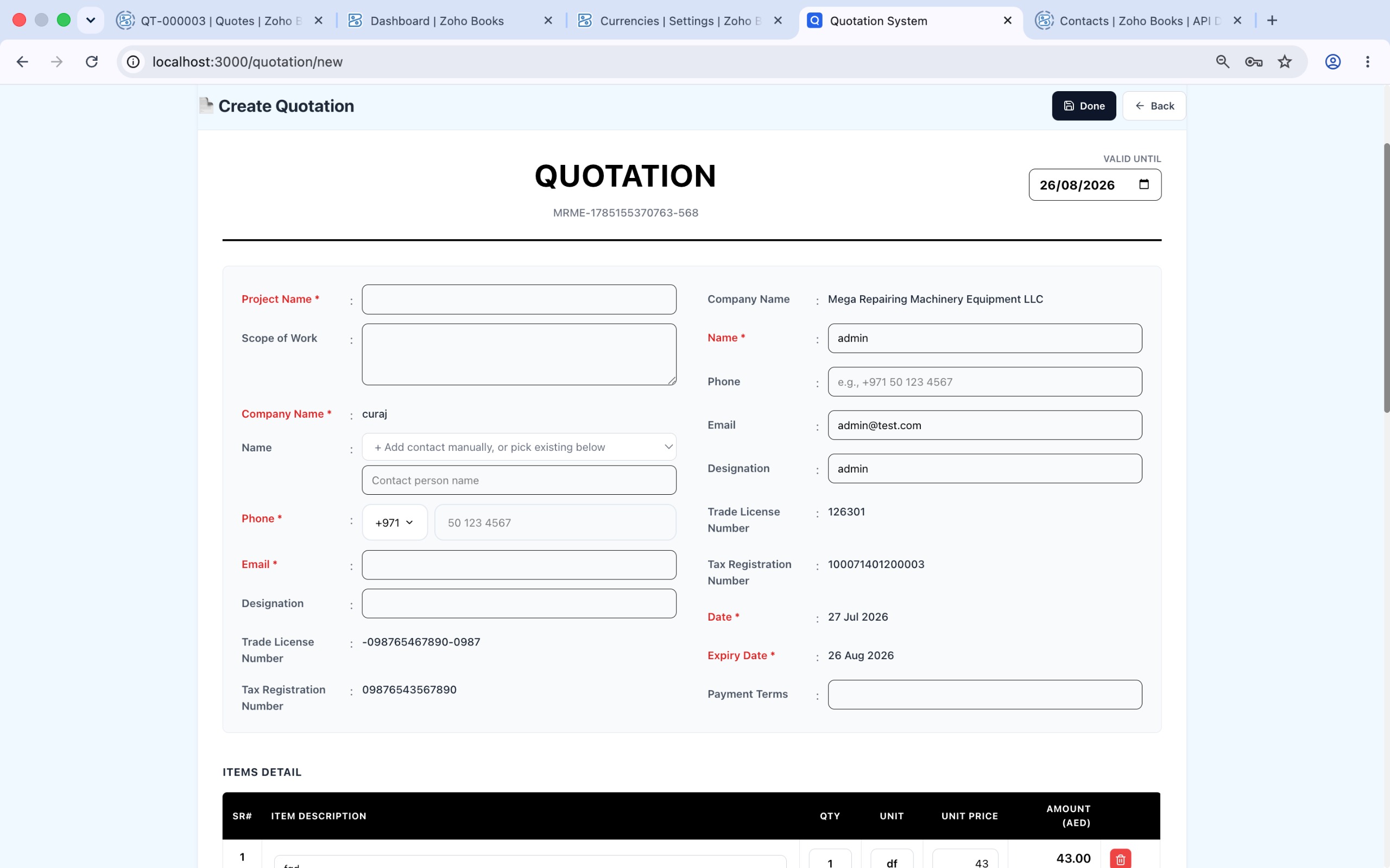 Quotation Generator screenshot 4